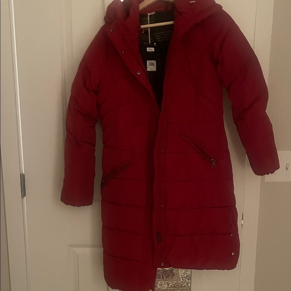 Next Cherry Red Quilted Jacket